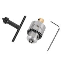 Mikro 0,3–4 mm JTO kūginis tvirtinamas grąžto griebtuvas ir raktas su griebtuvo raktu tekinimo staklėms, elektriniam gręžtuvui