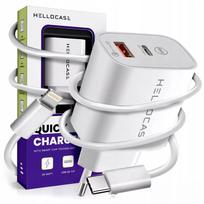 RINKINYS | GREITAS SIELINIS ĮKROVIKLIS USB TYPE-C + KABELIS | 3000mA