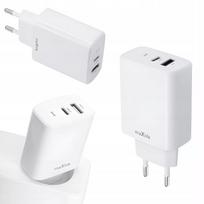 Tinklinis įkroviklis 2in1 USB-C USB greitas 20W PD QC 3.0 telefonui
