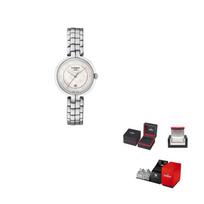 TISSOT Flamenco Collection Quartz Movement Women's Watch 30mm Mother of Pearl Color Watch Dial T094.210.11.116.01 Regular Watch Box white