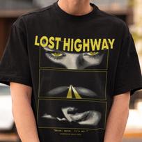 Lost Highway Movie T-Shirt | David Lynch Film Tee, Comfort Colors Graphic Unisex Shirt S black