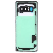 For Samsung Galaxy Note 8 / N950F N950FD N950U N950W N9500 N950N Transparent Battery Back Cover with Camera Lens Cover white