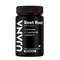 UJANA Beet Root with L-Citrulline, L-Arginine HCl & Vitamin C – 1040 mg Formula – 90 Vegetarian Capsules – 45 Day Pack
