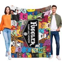 Fuggler flanelinis pledas minkštas užklotas lovai sofai kampinei sofai gimtadienio dovana 75cm*90cm orange