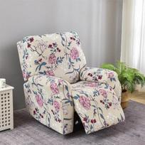 1 vietos spausdinta atlošiama kėdės užvalkalas, elastanas, tempimo, gėlių, fotelio užvalkalas, elastiniai sofos užvalkalai svetainei gray