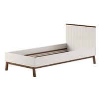 Smėlio spalvos iš pušies masyvo vaikiška lova be grotelių 90x200 cm Sezane – Vipack