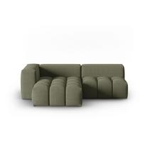 Tamsiai žalios spalvos kampinė sofa (su kairiuoju kampu/su gultu) Verona – Cosmopolitan Design