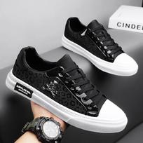 men's shoes  Casual Versatile  Flats Skateboard Shoes Breathable Lightweight Fashion Trend Sneakers 39 gray