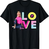 Barbie - LOVE T-Shirt XXXL juoda