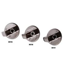 2 vnt universalios dujinės viryklės valdymo rankenėlės, keičiamas metalinis sukamasis jungiklis 0 degree 8mm gray