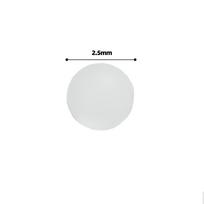 High-Precision Frosted Glass Marbles for Sandblasting & Polishing white