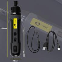 C.k Tools Ck T4930 elektrinis atsuktuvas, galingas sukimo momentas, 3,6 V Usb-c, akumuliatorinis atsuktuvas elektrikui su Pz2 Sl4 antgaliu, lazdelinis elektrinis atsuktuvas