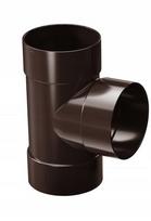 Budmat Proaqua Pvc latakio trišakis 110 mm 87,5° rudas Ral 8017