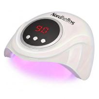 Nešiojamas 24 LED nagų džiovintuvas, baltas, su automatiniu jutikliu ir 30/60/90 s laikmačiu geliniams nagams, Nordhelios