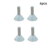 4X Palapinės Stogo Izoliacijos Apsauginiai Kepurėliai, Anti Kempingui, Žygiams, Kuprininkams, Palapinių Priedai 16pcs white