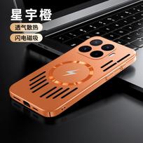 For Xiaomi Mi 17T Pro Case Hard PC Heat Dissipation Slim Magnetic Protective Back Cover For Xiaomi Mi 17T Pro 17 Max phone Shell Xiaomi 17T Pro oranžinė