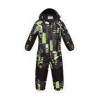 Huppa Softshell kombinezonas vaikams ADAL, green pattern/ black