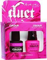 Gelinių nagų lakų rinkinys Artistic Duet Hell On Wheels 30 ml, moterims