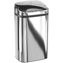 Šiukšliadėžė su jutikliu, 30 l, nerūdijantis plienas, sidabrinė