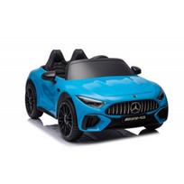 Mėlynas elektrinis automobilis Mercedes AMG SL63