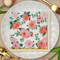 20 vnt./pakuotė Decoupage Stalo Popierinės Servetėlės Elegantiškas Audinio Gėlių Gimtadienio Vestuvių Šventės Namų Gražus Dekoras 20pcs blue