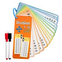 Cards Toys 1-12 Maths Training Addition Subtraction Multiplication and Division Learning Educational Student Arithmetic with Erasable Pen gray
