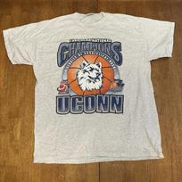Vintage 1999 UConn Huskies National Champions T Shirt XL Gray L gray