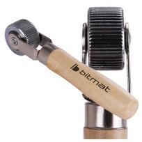 Bingomat metalinis prispaudimo volelis su guoliu, rumbuotas, 20 mm, garso izoliacijai