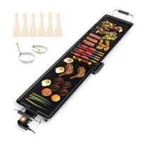 Costway 1800 W elektrinė kepsninė, nelimpantis stalas, 100 cm