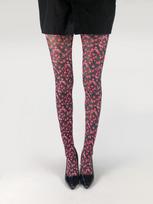 Spring And Summer Thin Print Pantyhose Joker Flower Butterfly Print Stockings Women Socks Snag-Proof Multi-Styles. weight within 70kg black