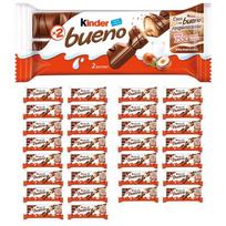 Kinder Bueno Wafer in milk chocolate filled with milk-nut 43g x30 pieces