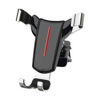 SEAMETAL Car Phone Holder Car Air Vent Mount Mobilephone Bracket GPS Stand Sucker Base for iPhone Samsung Xiaomi Cell 1 pc gray