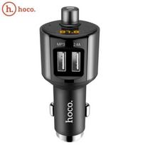 FM siųstuvas / moduliatorius Hoco E19 Bluetooth FM transmitter 2 x USB 2.4 A metalinis pilkas