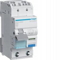 Hager Rcbo 1p+n 6ka B 6a/30ma Typ A Ads906d