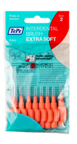 TePe Extra Soft 0,5 mm tarpdančių šepetėliai – 2 dydis, 8 vnt.