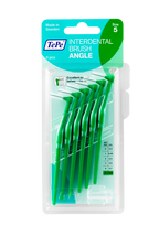 TEPE Angle 0,8 mm tarpdančių šepetėliai Size 5, 6 vnt. pakuotėje