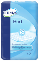 TENA Bed Secure Zone Plus sugeriantys paklotai 60 x 90 cm, pakuotėje 5 vnt.