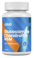 VPLAB tabletės su gliukozaminu, chondroitinu ir MSM, 90 vnt.