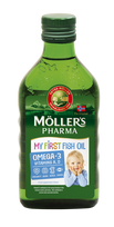 MOLLERS Baby – Mano pirmasis žuvų aliejus 250 ml skysčio