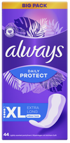 ALWAYS XL „Extra Long“ kasdieniniai įklotai, 44 vnt. – Dienos apsauga