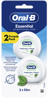 Dantų siūlas Oral-B Essential su mėtomis, 100 m (2x50 m)