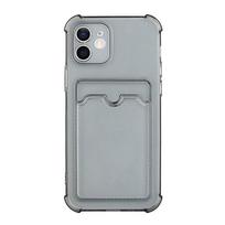 Applicable To IPhone16 Mobile Phone Case Card Transparent Case 13 Apple 15 Protective Case 14 Promax Airbag Anti-fall iPhoneSE 2020 white