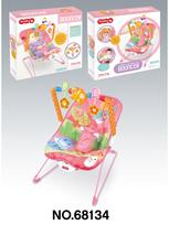 Multifunctional Baby Electric Rocker: Music, Vibration, Soothing Cradle & Bouncer. pink