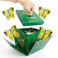 DIY Graduation Butterfly Explosion Box Pop Up Folding Surprise Flying Butterfly Box Jumping Surprise Gift Box Party Decorations juoda