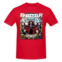 Funny High Quality Avatar Band Unisexs Printed Tshirt Unisex T Shirtshirt Male XL black