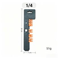 12-Piece Wrench Socket Storage Rack Set: Small 1/4  Hanging Rack, Large 1/2  Socket Rail, Plug-in Rail Card Holder. Large Fly 12-piece Hanging Rack