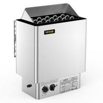 VEVOR 9KW Sauna Heater Stove 380V-415V Wet&Dry Electric Sauna Heater with Built-in Control Unit Stainless Steel Sauna Heater