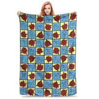 9 of Swords Tarot Blanket by Tarotista Blanket Portable Flannel Sofa Throw Blanket for Couch Bedding Outdoor Throws Bedspread 30x40in gray