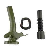 For 5/10/20 litre jerry cans Metal Rubber Jerry Gerry Can Pouring Spout Flexible Nozzle Petrol Fuel Seal 38cm + Sealing Gasket black