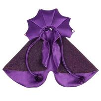 Witch Dog Costume Halloween Pet Outfit Comfortable Cat Wizard Costume Cloak Hat Included Cloth purple